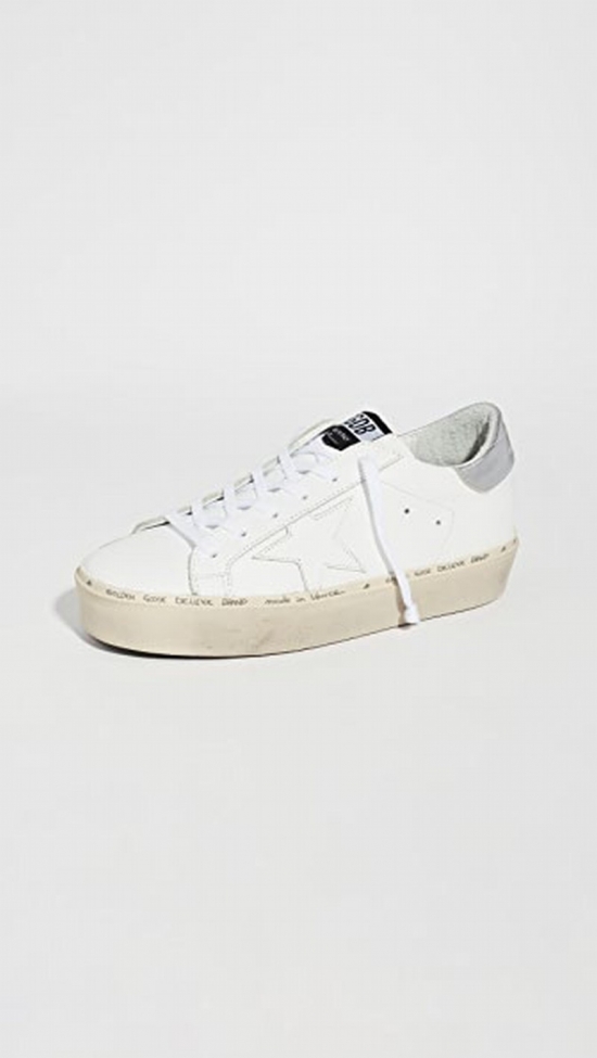 Hi Star Sneakers In White/silver