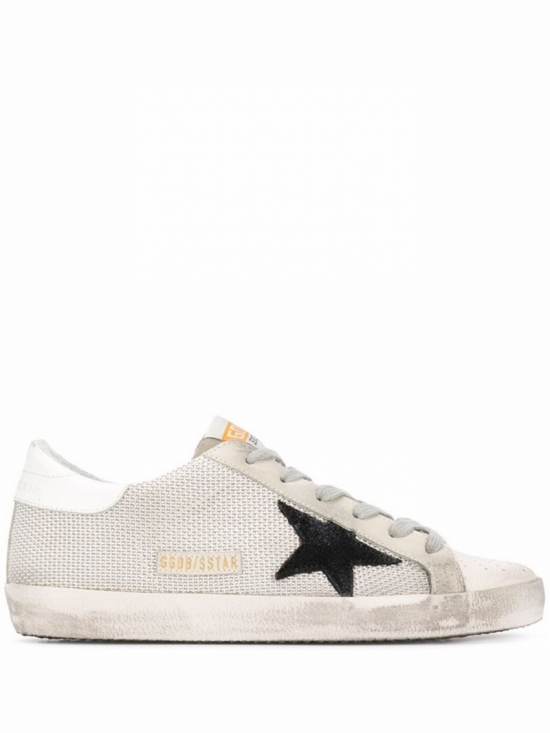 Super-star Lace-up Sneakers In Neutrals