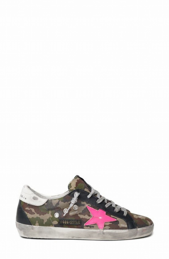 Superstar Camouflage Low-top Sneakers In Green