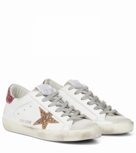 Superstar White Leather Sneakers