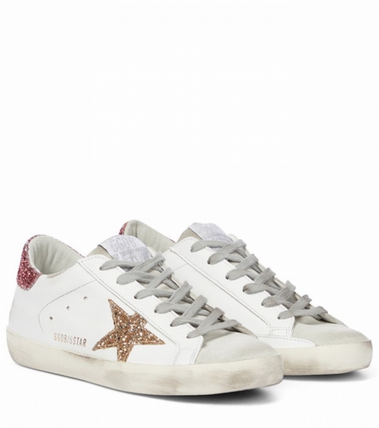 Superstar White Leather Sneakers