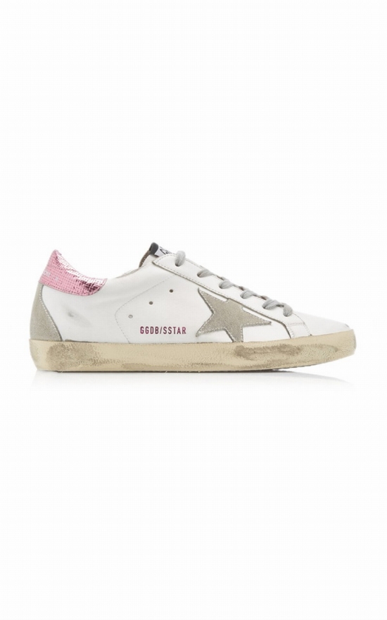 Women's Superstar Low-top Leather Sneakers In White