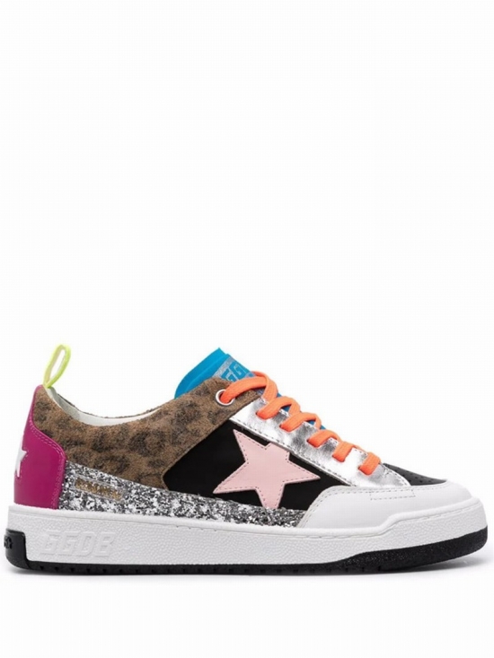 Women's Yeah Leopard-print Suede And Glittered Sneakers In Multi