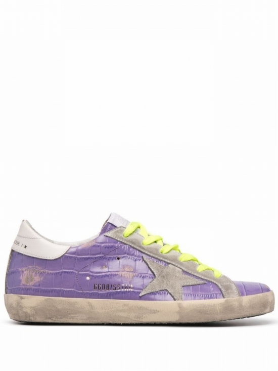 Superstar Croc Low-top Sneakers In Purple