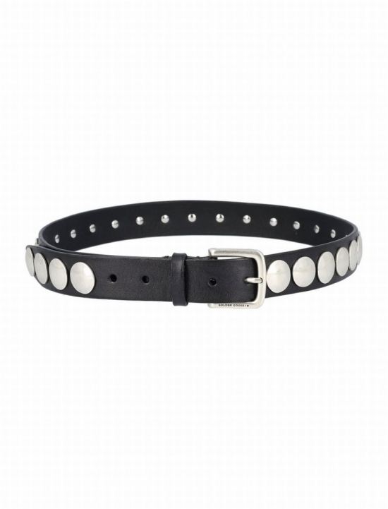 Deluxe Brand Embellished Buckle Belt In Black