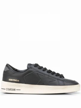 Womens Stardan Leather Sneakers In Black