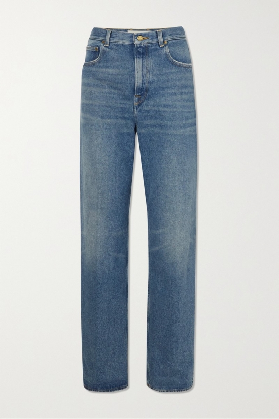 Kim High-rise Boyfriend Jeans In Blue