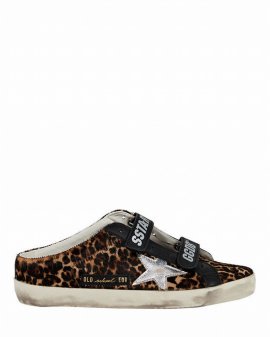 Superstar Sabot Leopard-print Old School Sneakers In Multi