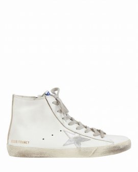 Francy Leather High-top Sneakers In White