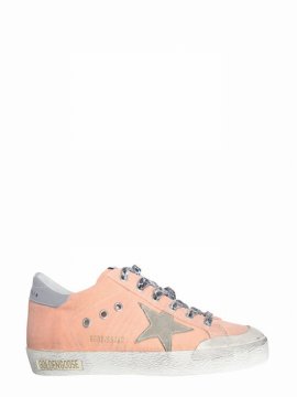 Superstar With Penstar Canvas Upper Suede Star In Arancione