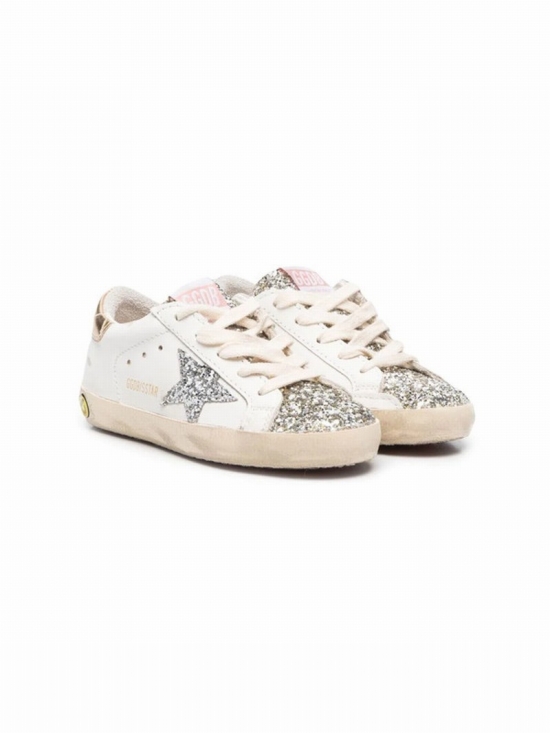 Kids' Superstar Low-top Sneakers In White