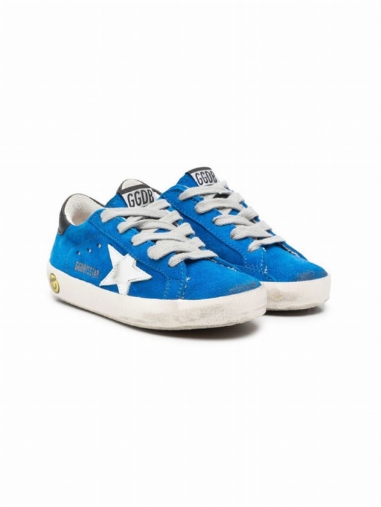 Kids' Superstar Low-top Sneakers In Blue