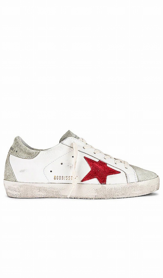 Leather Superstar Sneakers In White