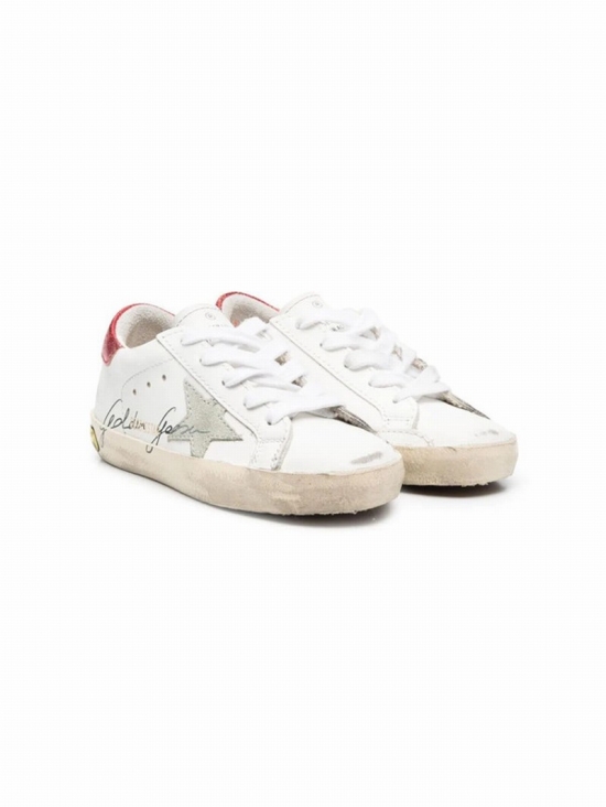 Kids' Superstar Low-top Sneakers In White