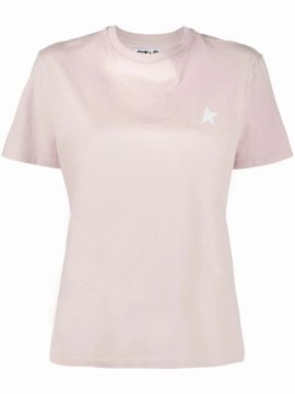 Logo-print Crew-neck T-shirt In Pink