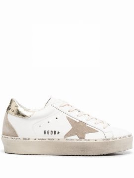 Hi Star Logo-patch Low-top Sneakers In White