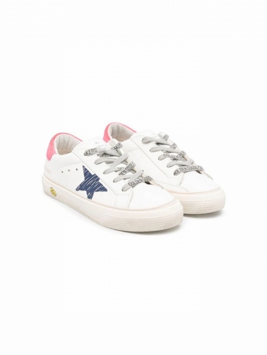 Kids' Star Low-top Sneakers In White