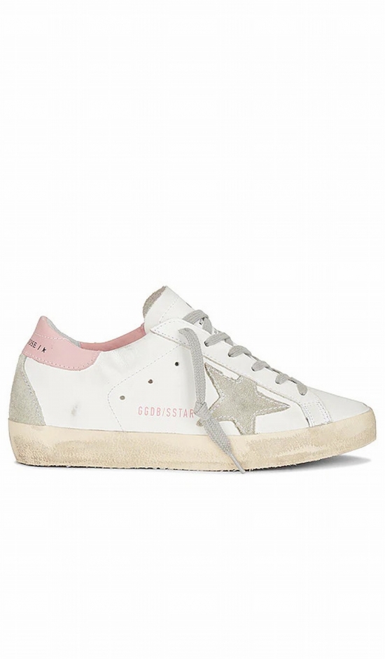 Super-star Sneaker In White Ice & Light Pink