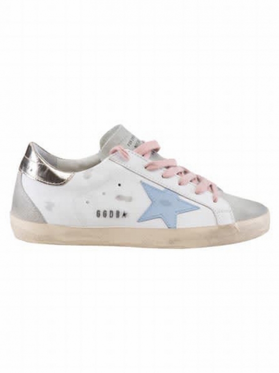 Super-star Sneaker In White/ice/powder Blue