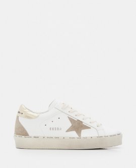 Hi Star Leather Sneakers In White