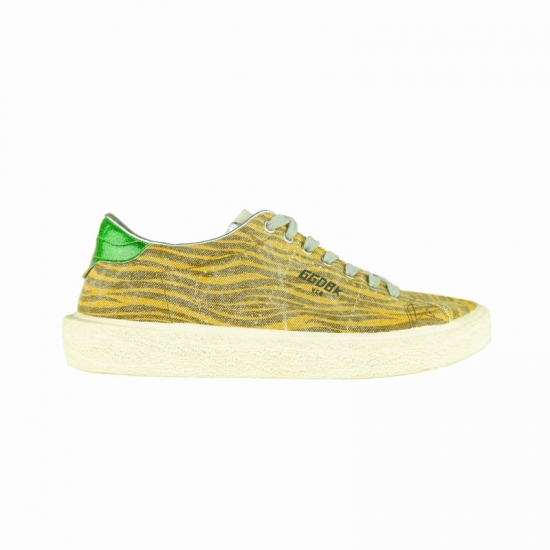 Yellow Leather Sneakers