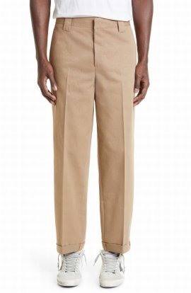 Skate Fit Chinos In Khaki Beige