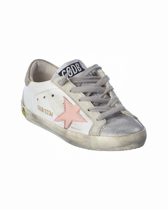 Kids' Superstar Leather Sneaker In Grey