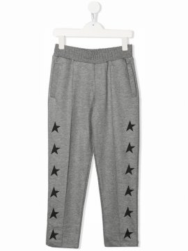 Kids Joggings Tapared Leg Grey In Multi-colored