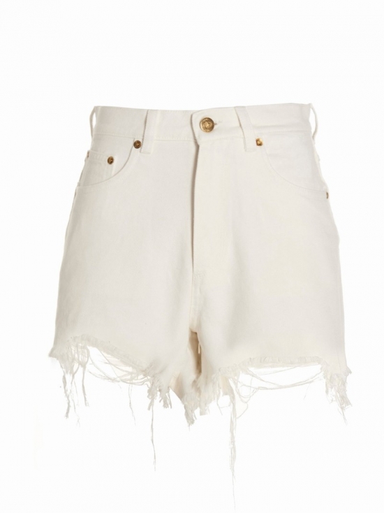 Shorts 'bull Over Dyed-365' In Offwhite