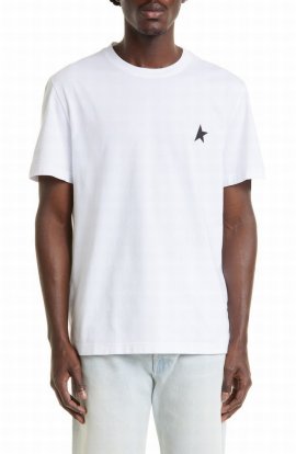 Small Star Cotton Logo Tee In Multi-colored