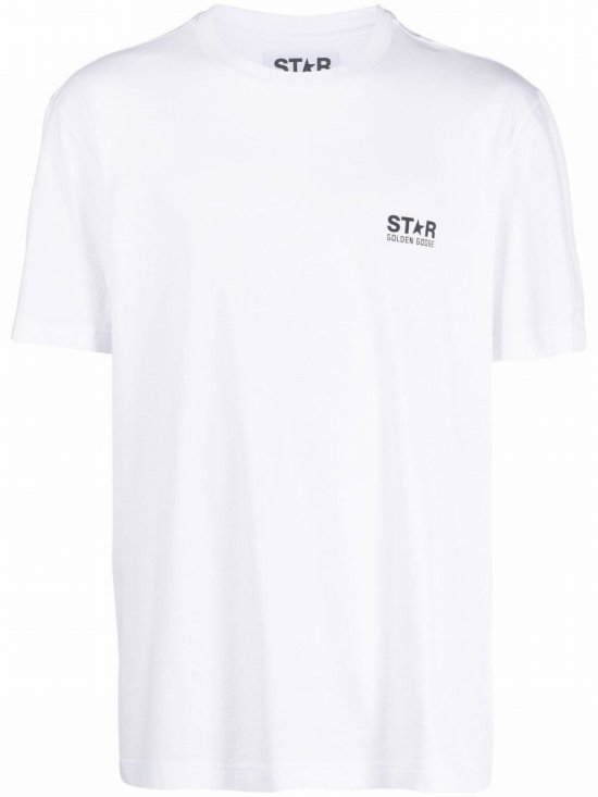 Star Logo T-shirt In Bianco