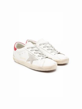 Kids' Super-star Low-top Sneakers In White