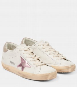 Super-star Leather Sneakers In White