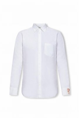 Deluxe Brand Buttoned Shirt In White