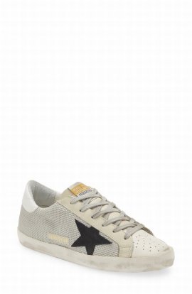 Super-star Low Top Sneaker In Beige/ Black