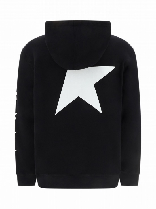 Star Hoodie In Black/white