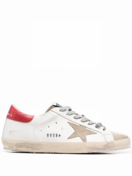 Women's White Leather Sneakers