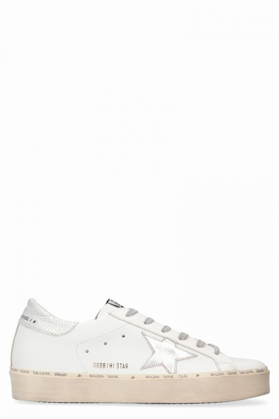 Hi-star Leather Low-top Sneakers In White