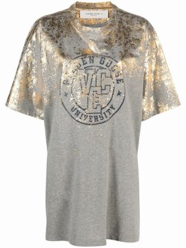 Logo-print Short-sleeved T-shirt In Grey