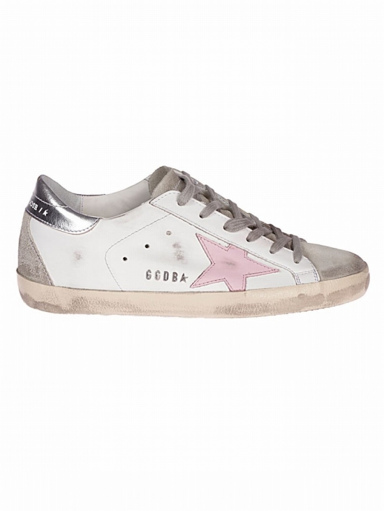 Superstar Leather Upper And Star Suede Toe In White Ice Orchid Pink Silver