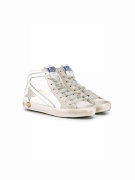 Kids' 'slide' Hi-top Sneakers In White