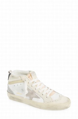 Midstar Sneaker In White/ Ivory/ Lilac/ Grey