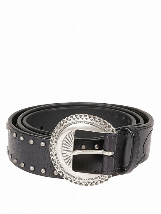 Deluxe Brand Black Studded Belt