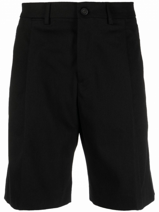 Cotton Chino Shorts In Schwarz