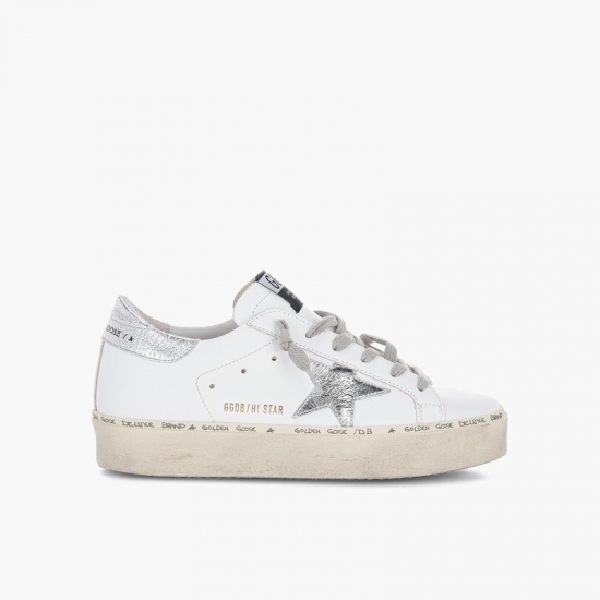 Hi Star Sneakers With Silver Star And Heel Tab In Default Title