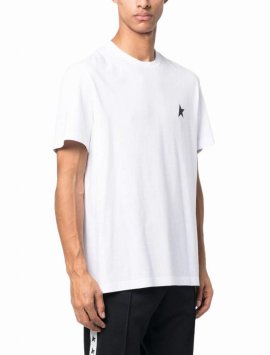 Men's White Cotton T-shirt