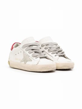 Kids' Super-star Low-top Sneakers In White