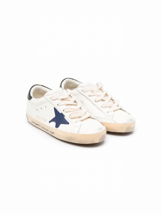 Kids' Super-star Low-top Sneakers In White