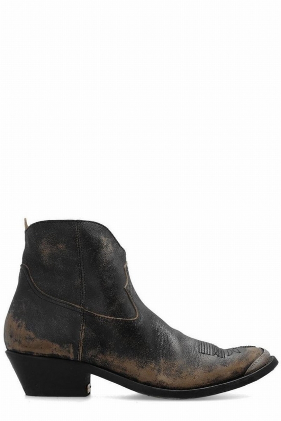 Deluxe Brand Young Ankle Boots In Black