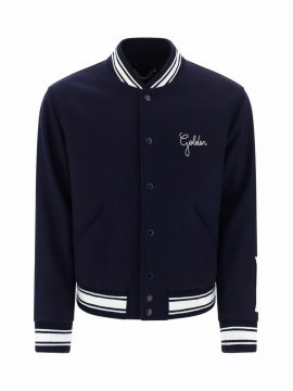 Golden Jacket In Dark Blue